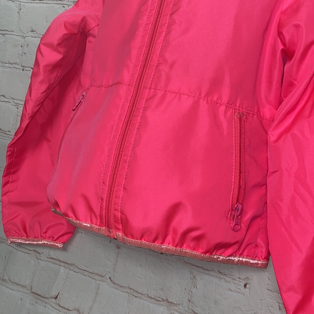 Hot Pink Joe Boxer Nylon Hooded Windbreaker - Picture 2 of 7